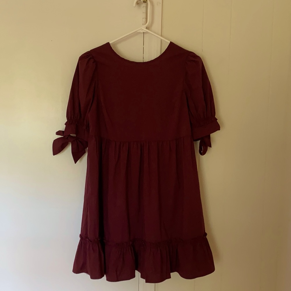 pacsun burgundy dress